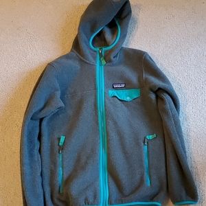 Patagonia hooded fleece synchilla xsmall